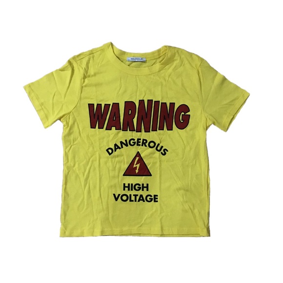 Zara Yellow T-Shirt - Picture 1 of 1
